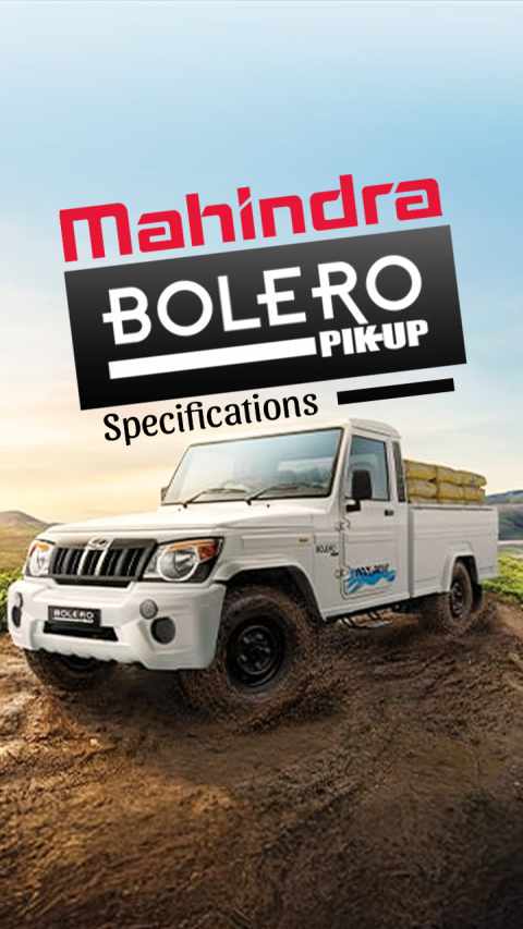 Mahindra Bolero Pik-Up Specifications, Payload & Features