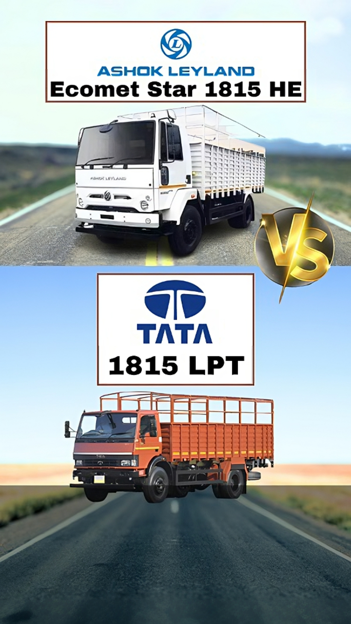 Battle of Tata 1815 LPT and Ashok Leyland Ecomet Star 1815 HE