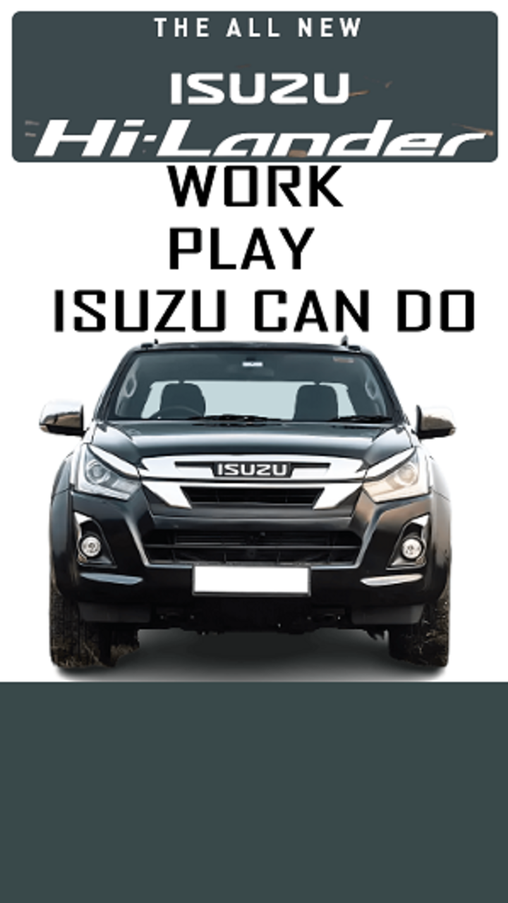 The All New Isuzu D Max Hi Lander Crew Cabin Pickup