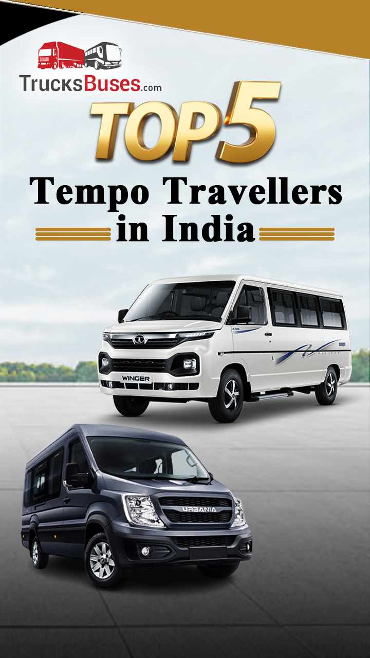 Top 5 Tempo Travellers in India- Price, Seating Capacity & Features