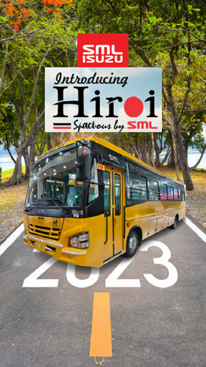 The All-New SML Hiroi School Bus Unveils At Auto Expo 2023