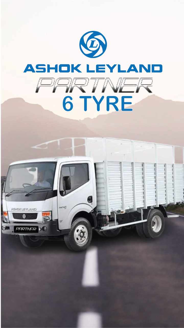 Ashok Leyland Partner 6 tyre truck with price, payload and mileage