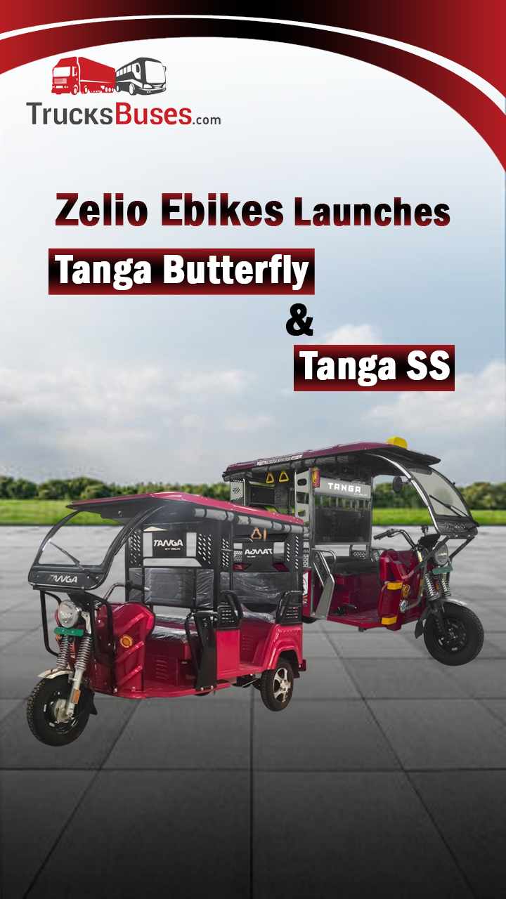 Zelio Ebikes Launches First E-Rickshaw Models - Tanga Butterfly and Tanga SS