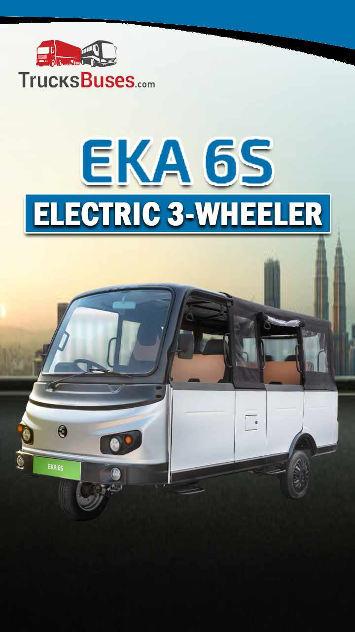 Eka 6S Electric 3 Wheeler - Range & Specifications