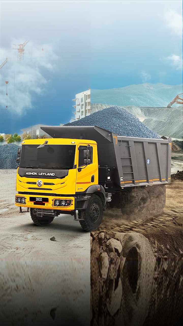 Ashok Leyland 2832 SR Tipper - Heavy-Duty Truck for Mining & Construction