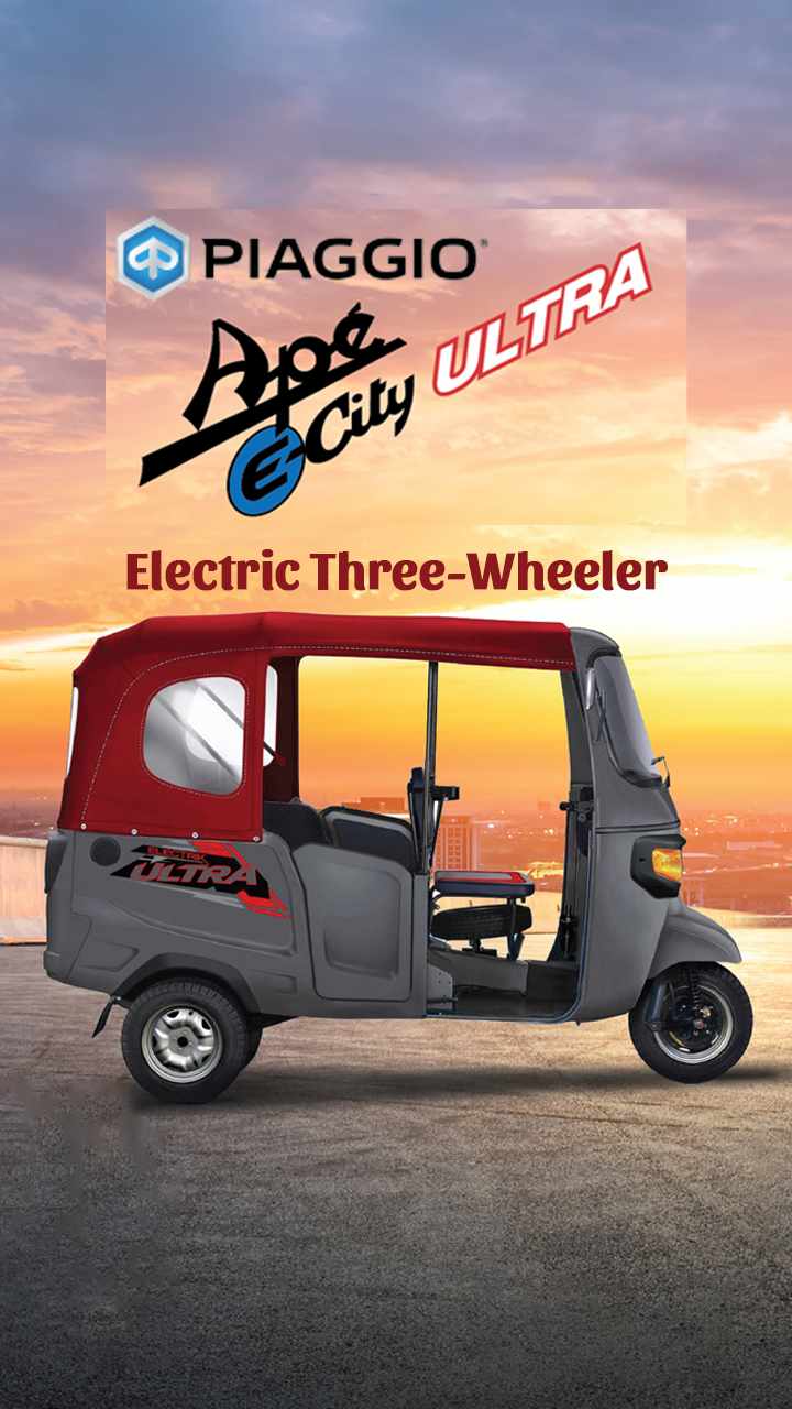 Piaggio Apé E-City Ultra Electric Auto Rickshaw – Specs & Smart Features