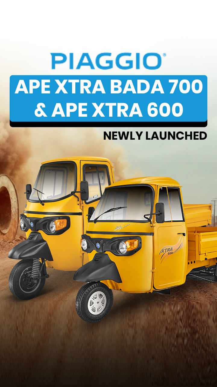 Piaggio Ape Xtra Bada 700 & Ape Xtra 600 Newly Launched – Features & Specs