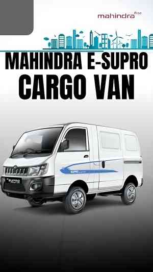 Mahindra supro store cargo van price