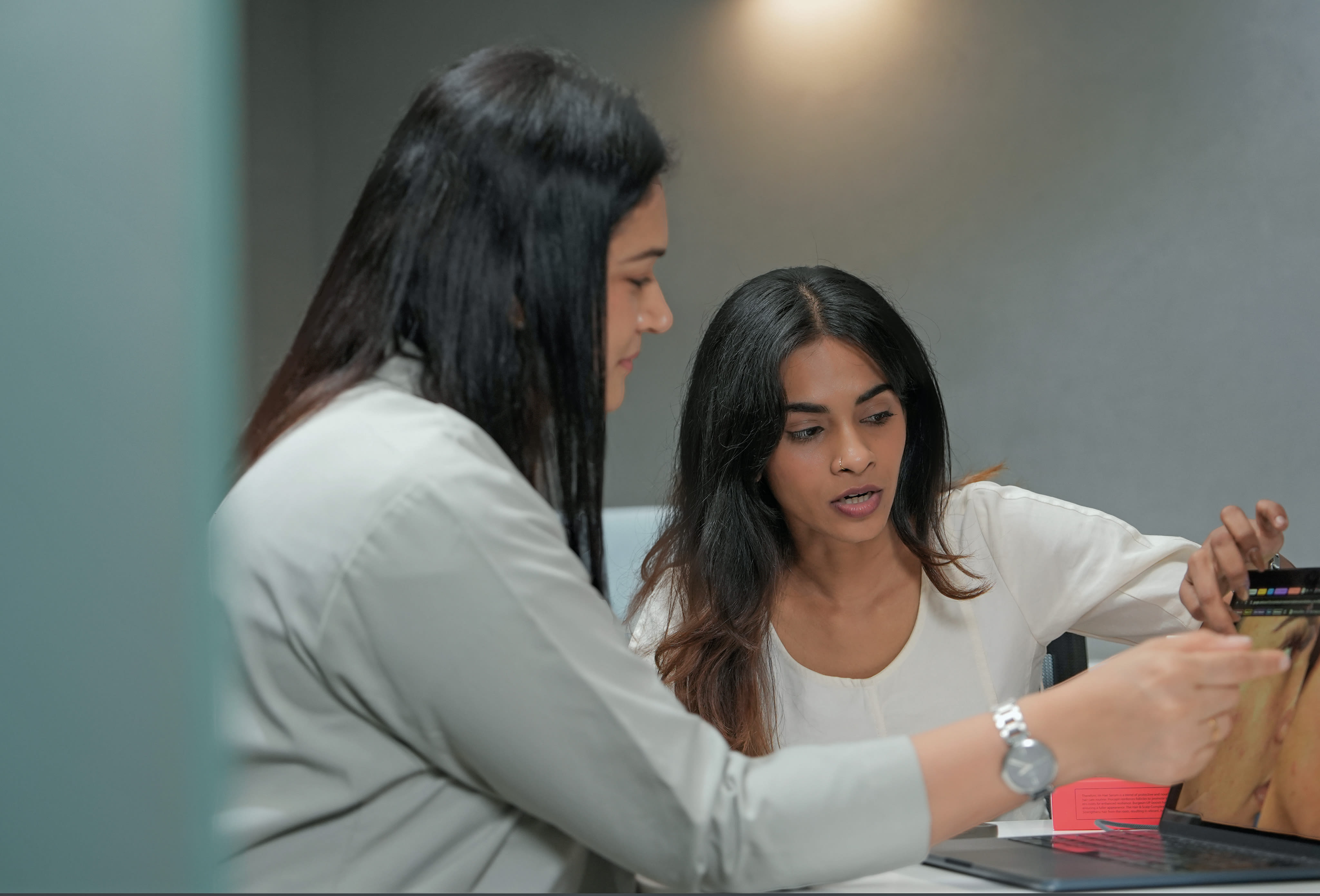 Client consulting doctor