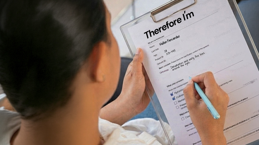 Client filling form