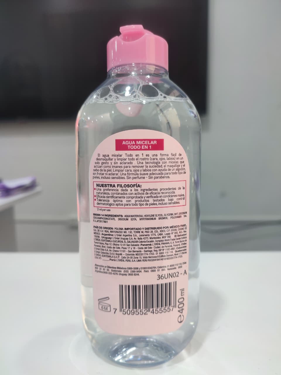 Agua Micelar Garnier (2 de 2)