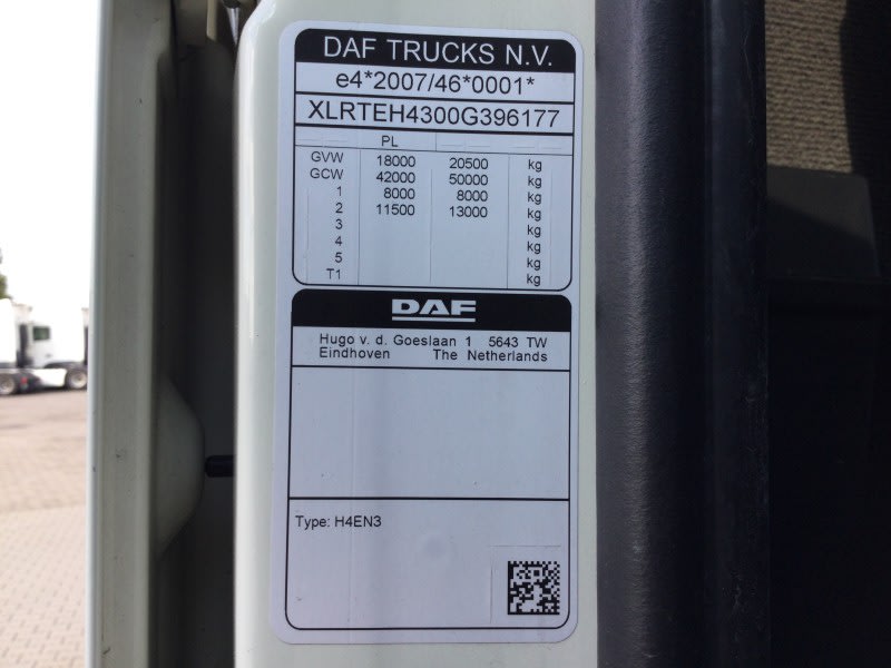 DAF XF 480 FT 4X2 null