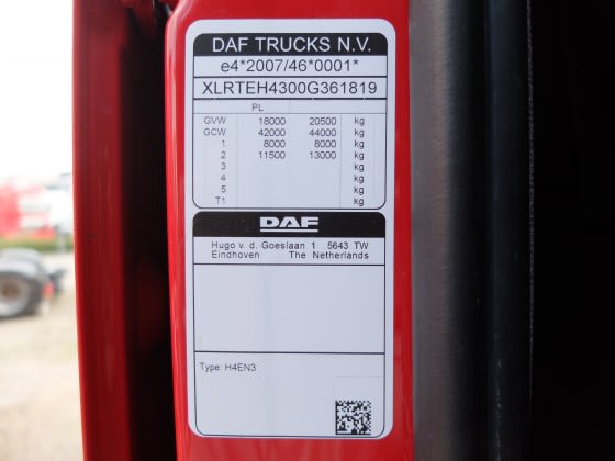 DAF XF 480 FT 4X2 null