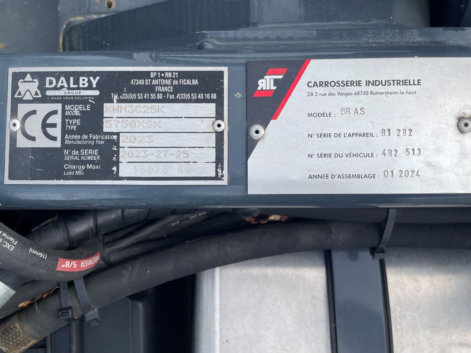 DAF XFn 480 FAW 8X4 Hookloader null