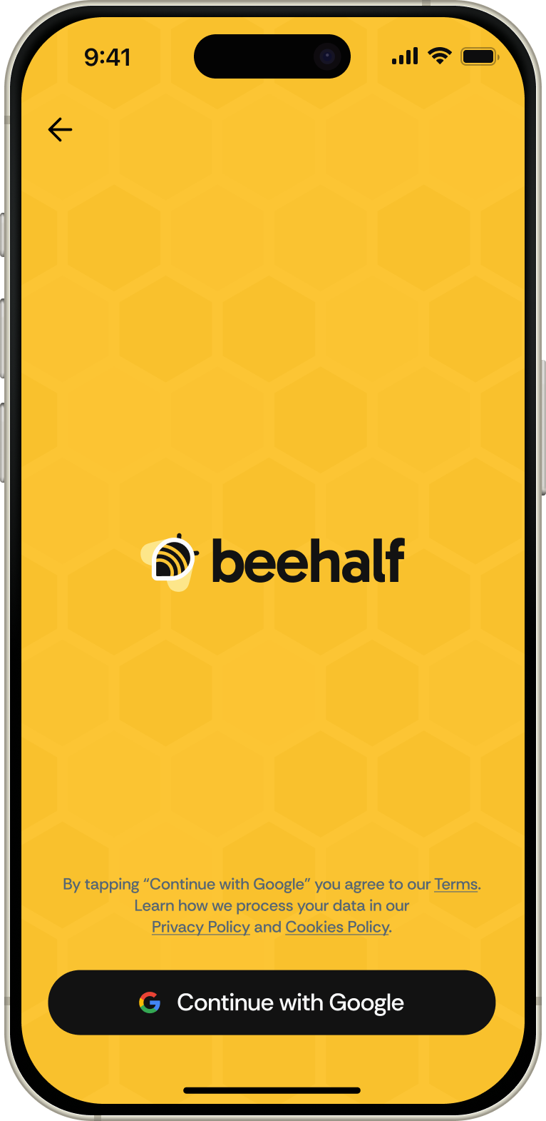 Beehalf App Demo