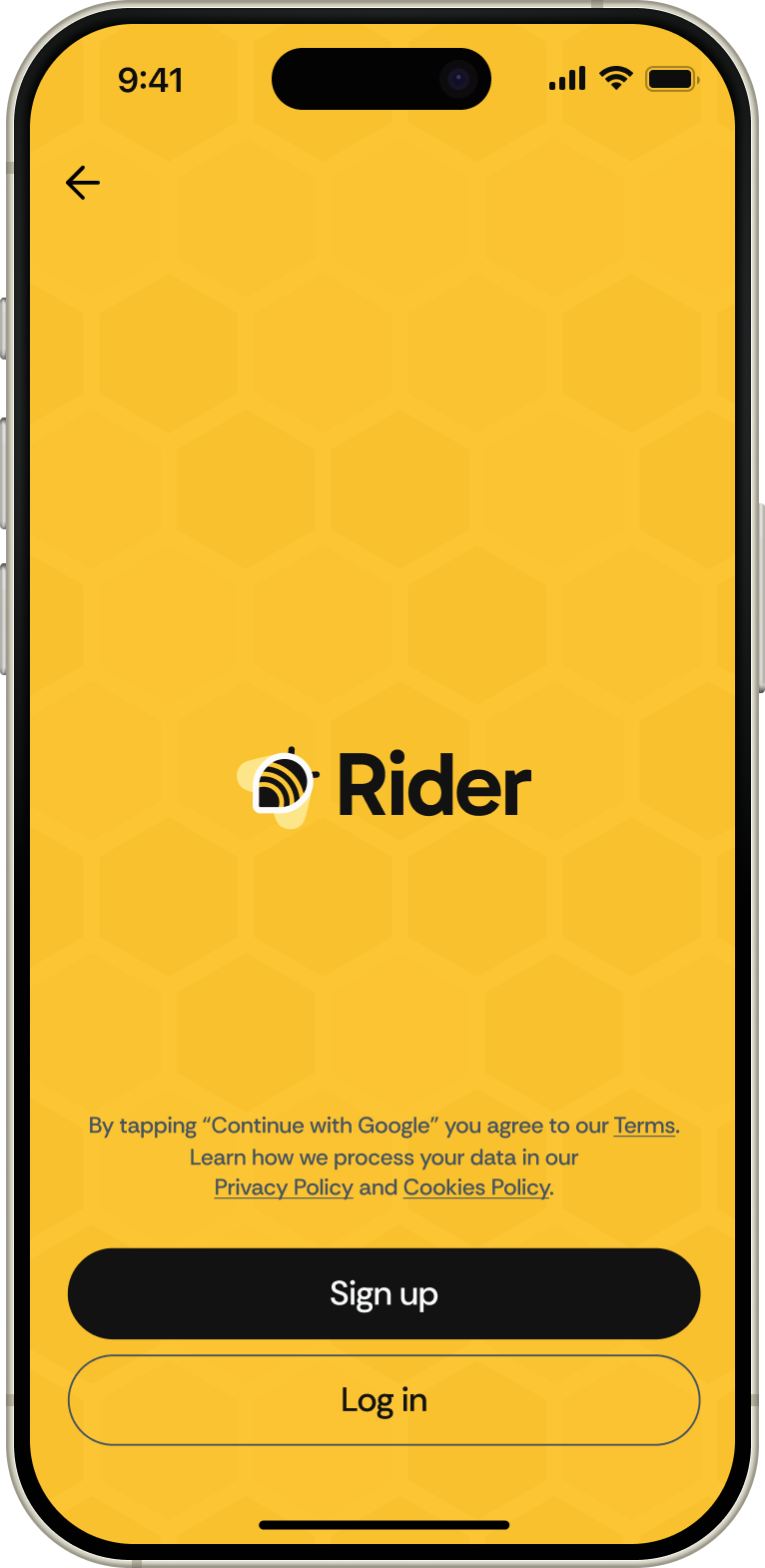 Beehalf Rider App Demo