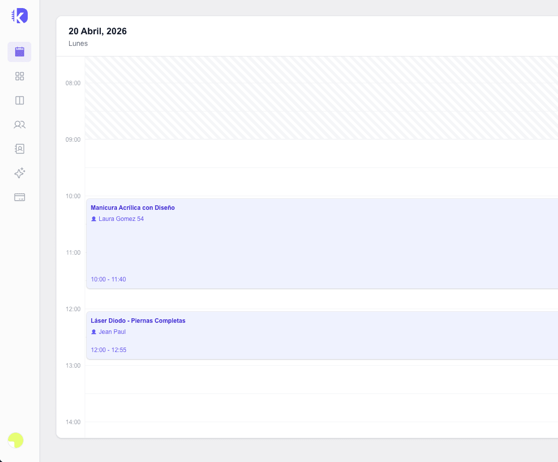 Aplicación Kuallo en funcionamiento