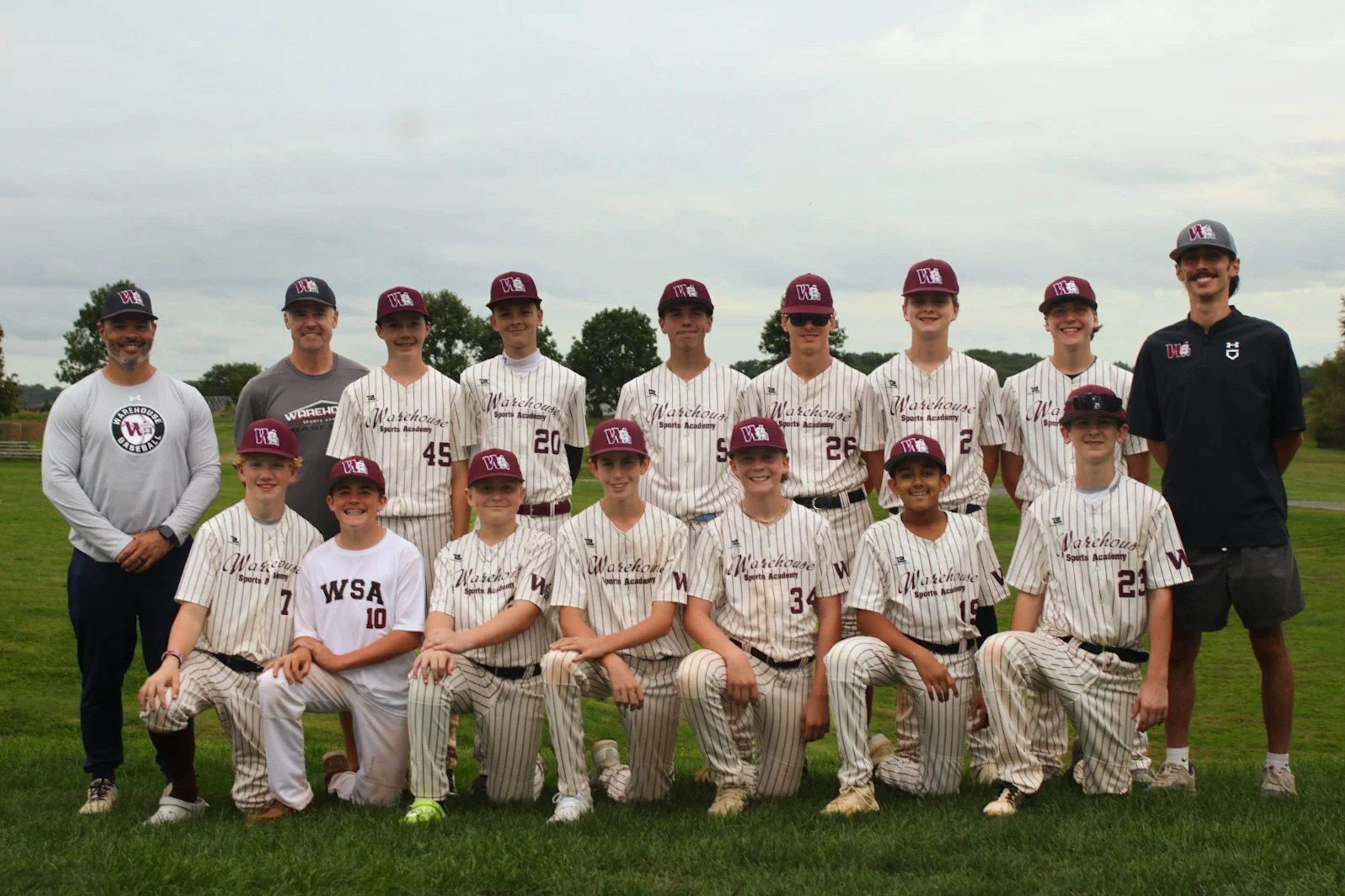 15U Maroon team photo