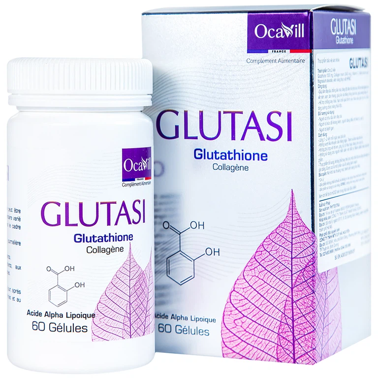 Thực phẩm bảo vệ sức khoẻ Glutasi giúp làm đẹp da, chống lão hóa (60 viên)