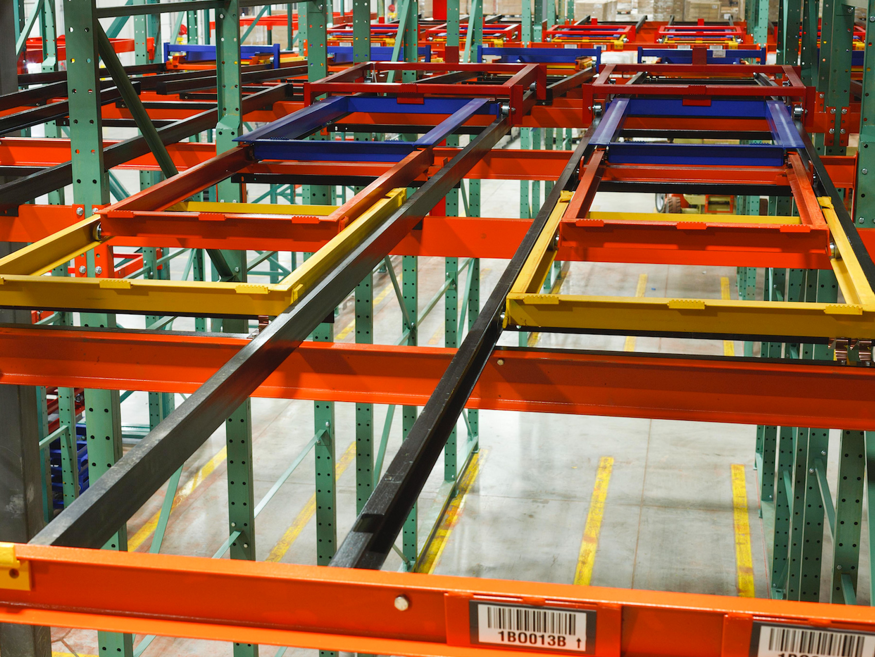 Rack Push-Back - Detalle 2