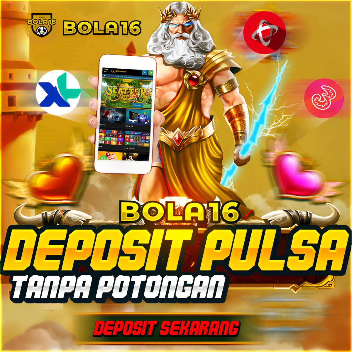 BOLA16 - Situs Slot Gacor Hari Ini Deposit Via Pulsa Termurah