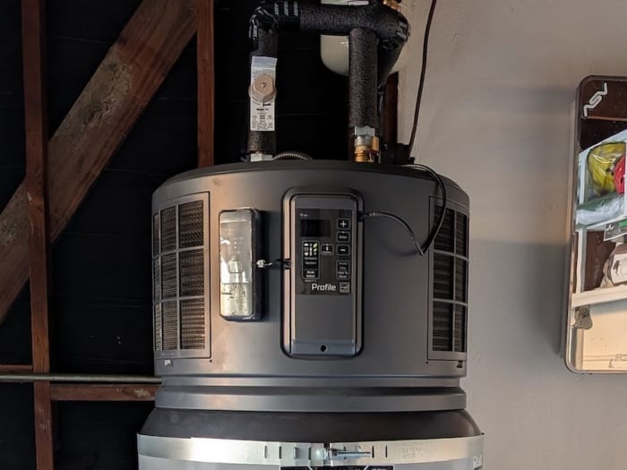 VoltHub heat pump water heater install