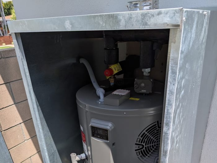VoltHub heat pump water heater install