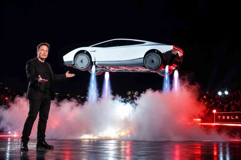 Elon Musk prezanton Tesla Roadster-in që ngrihet në ajër? Demonstrimet spektakolare ngrenë pikëpyetje...