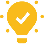 Icon Bild Birne - Akzeptanz von Dokumenten für eine kostenlose Mitgliedschaft