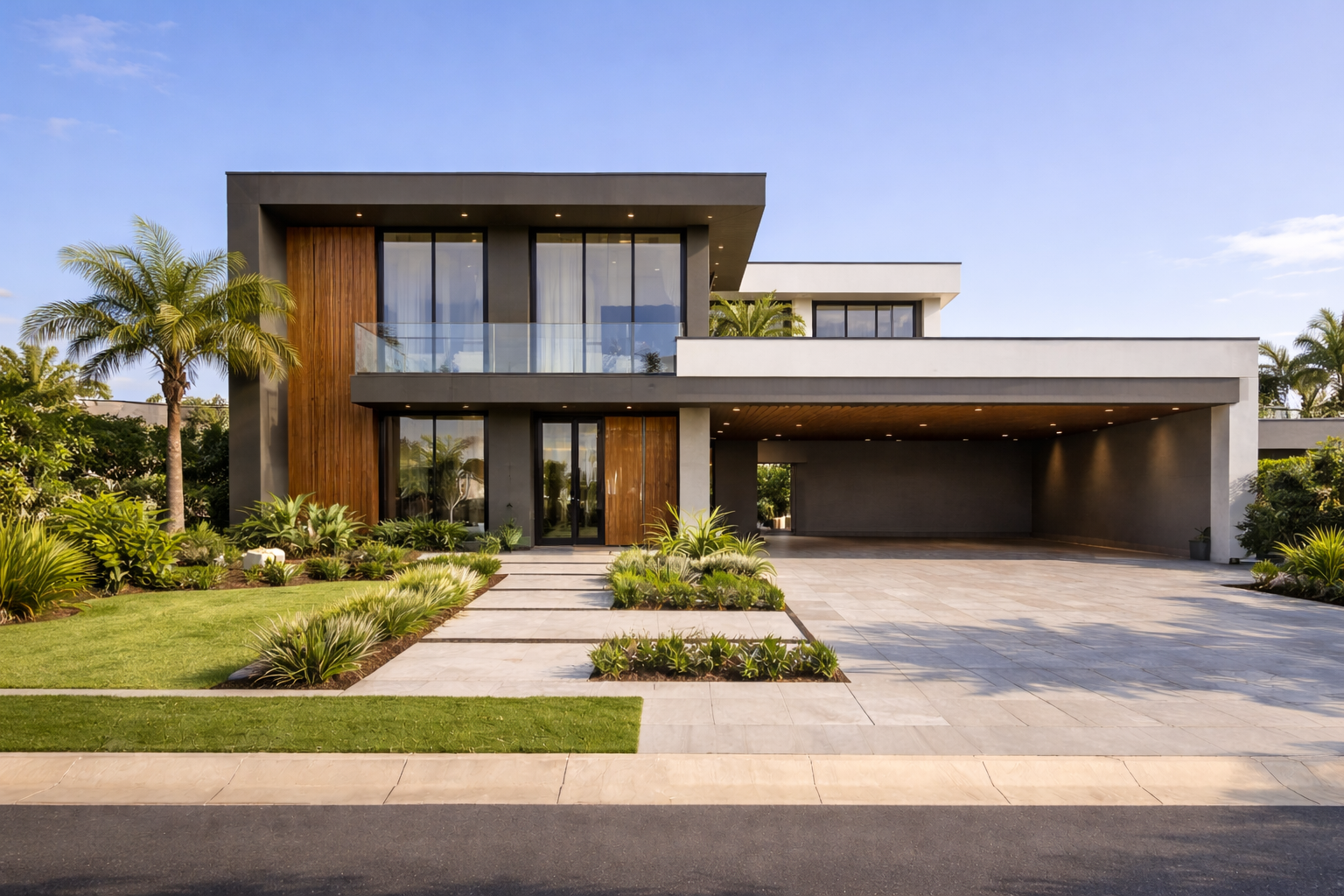 Sobrado sofisticado com área gourmet em Rolândia