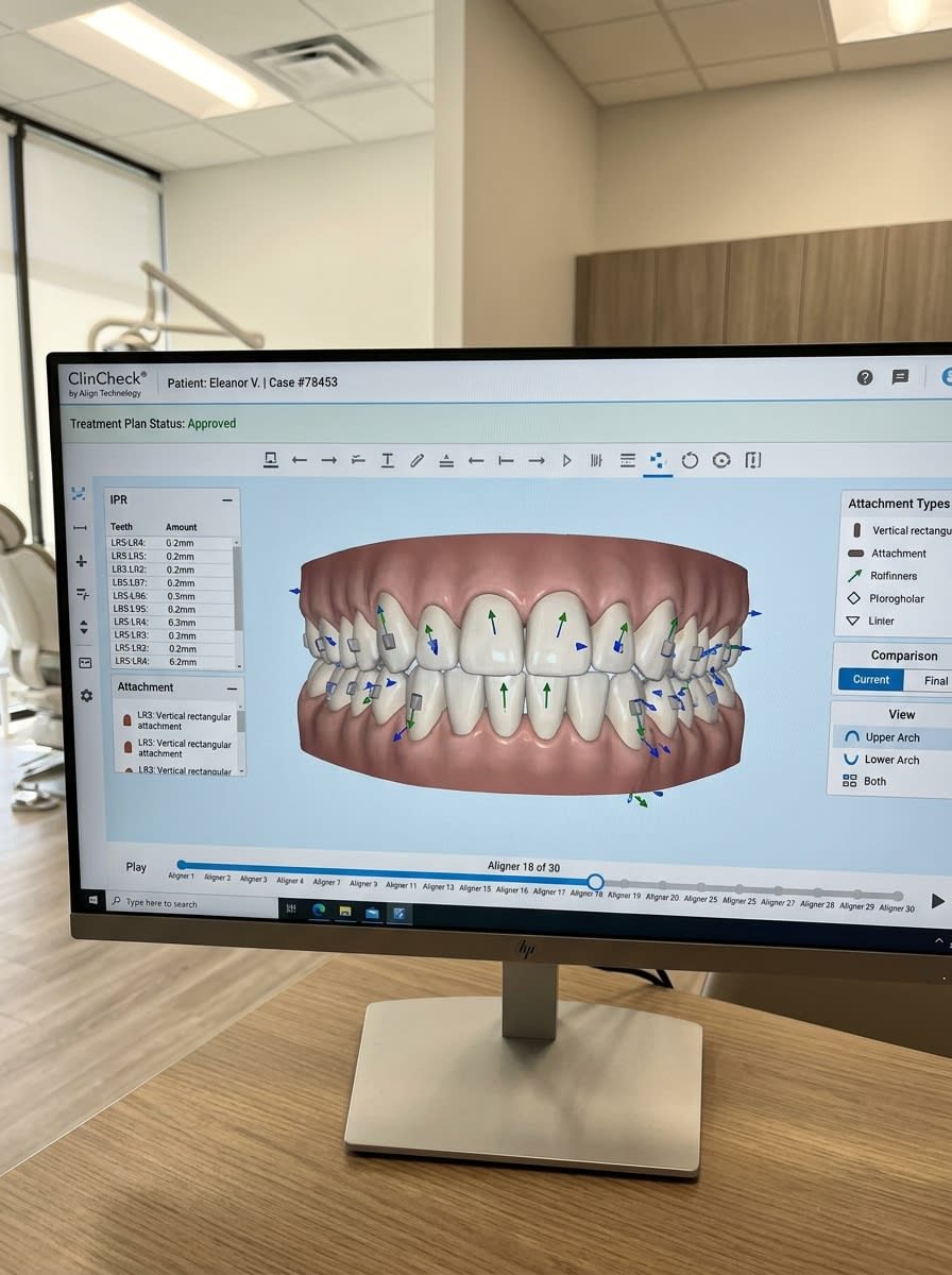 ClinCheck · plan 3D del tratamiento Invisalign
