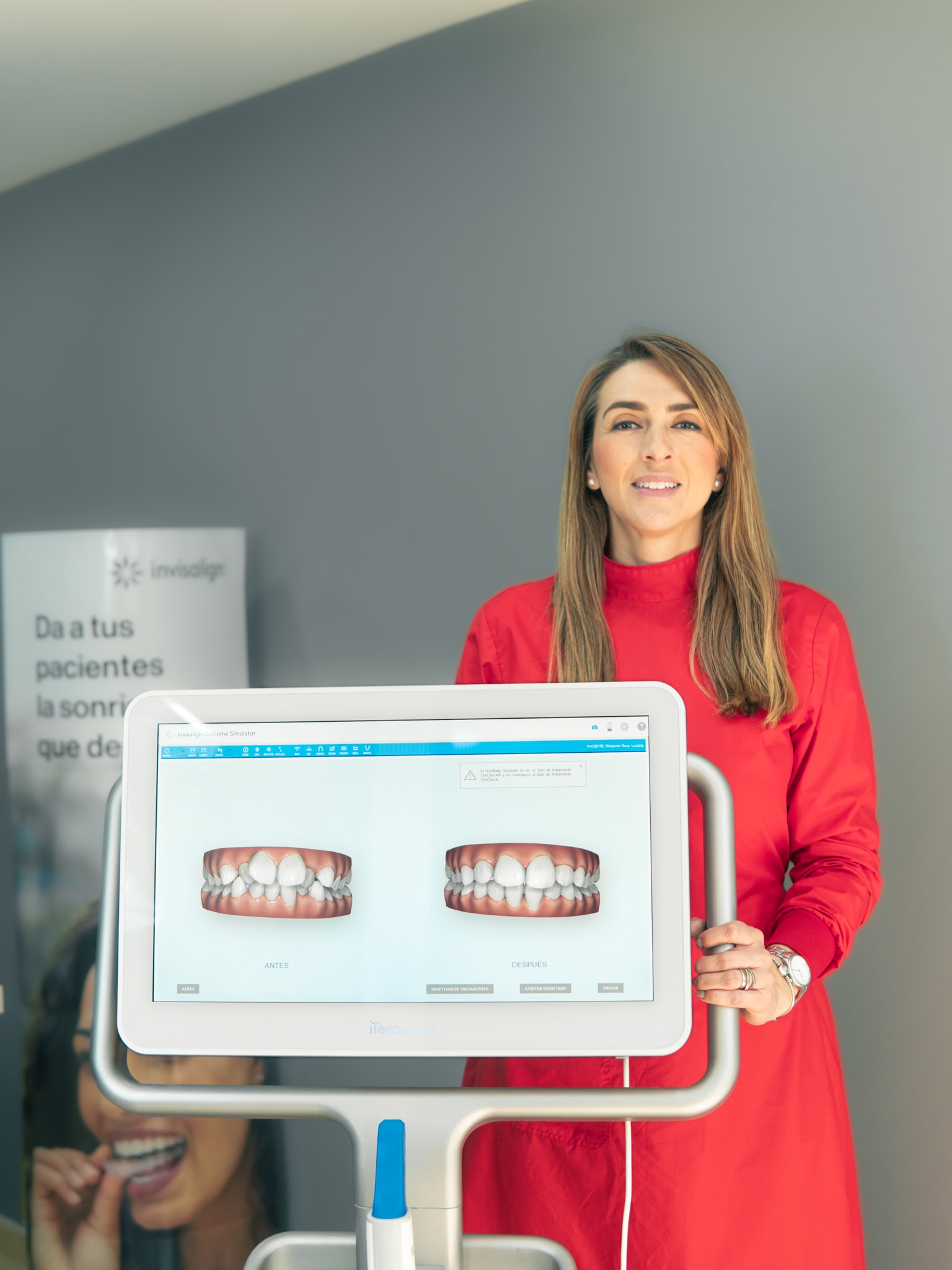iTero · plan ClinCheck · Dra. Gloria Rivera