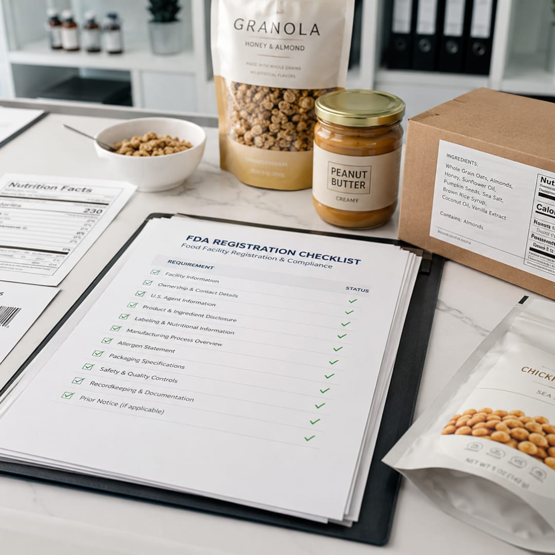Registro FDA para alimentos