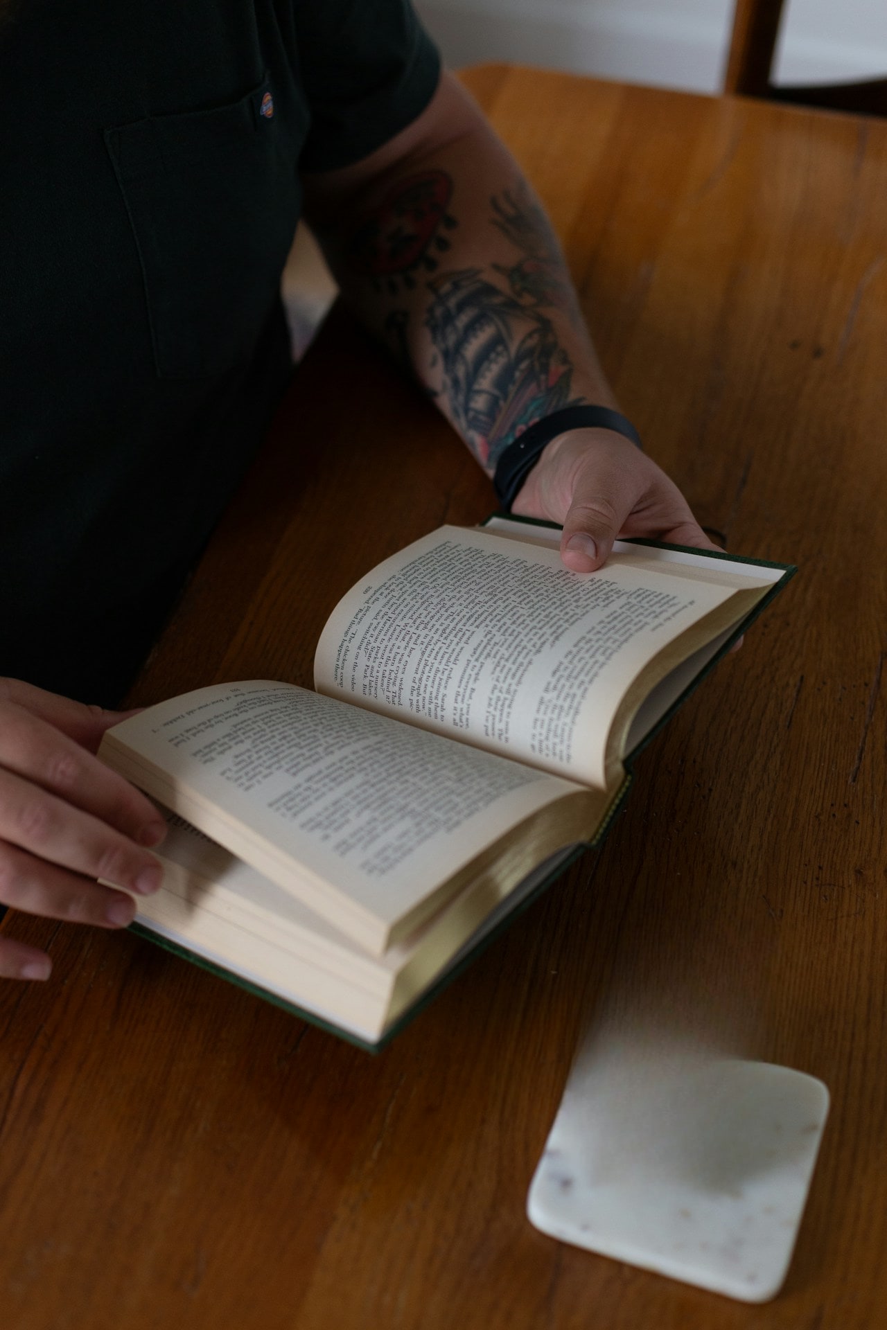 person with Book