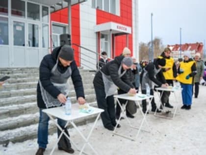 «По беляшиКУ» – один из конкурсов «Дня снега»