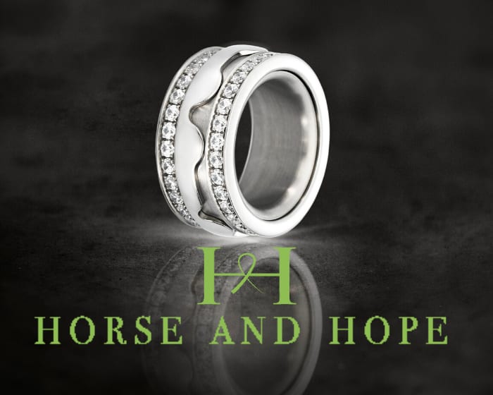 Lot Horse & Hope - Couple de Joaillerie Lovekey en Titane et Or gris 18K