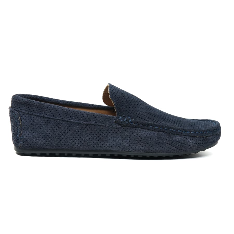 Day To Day Basic Suede Loafers Navy