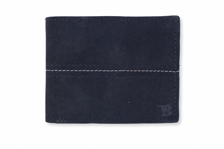 Nubuck Leather Slim Wallet