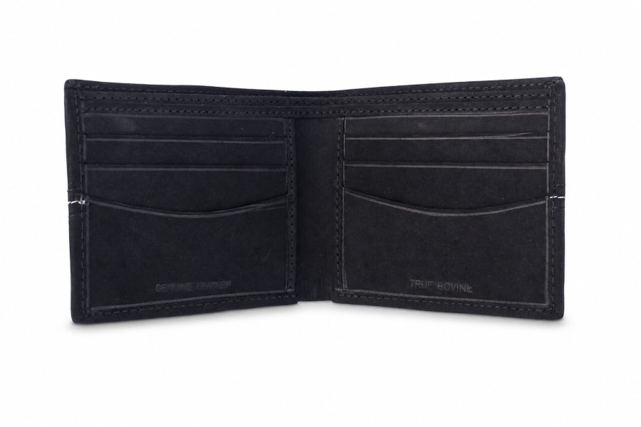 Nubuck Leather Slim Wallet