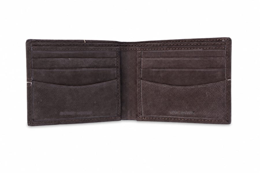 Nubuck Leather Slim Wallet