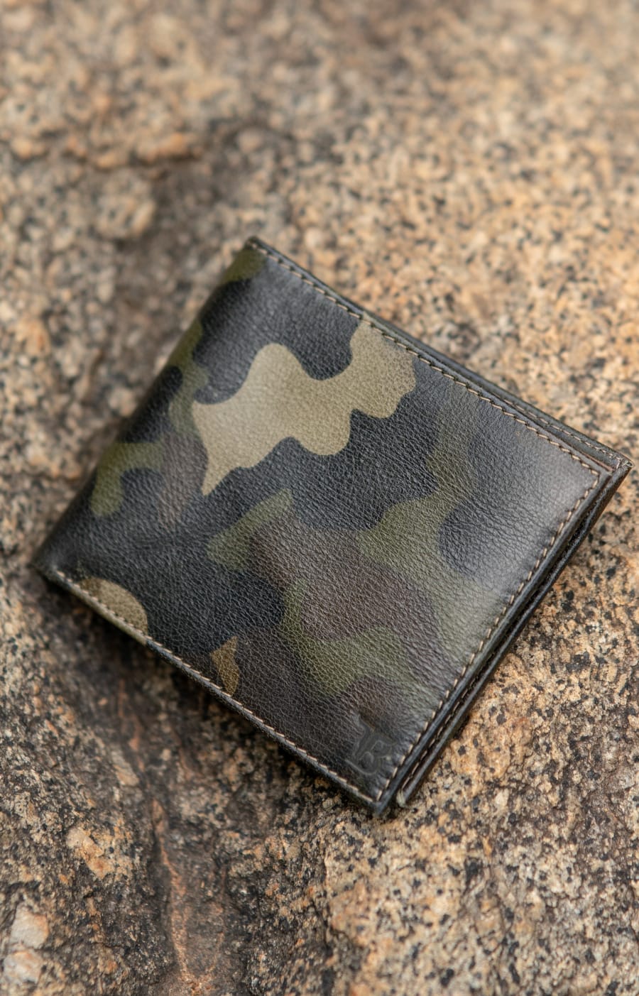 Camouflage Sleek Leather Wallet