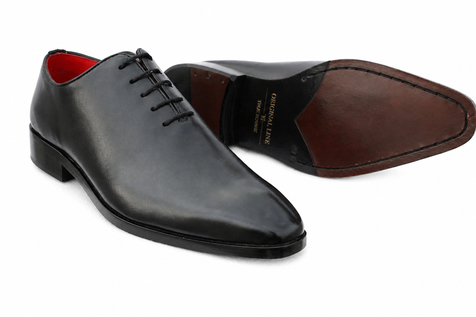 Original Line Patent Leather Wholecut Shoes