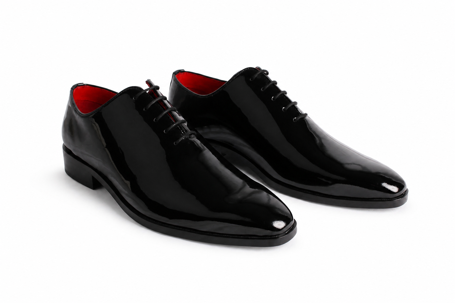 Original Line Patent Leather Wholecut Shoes