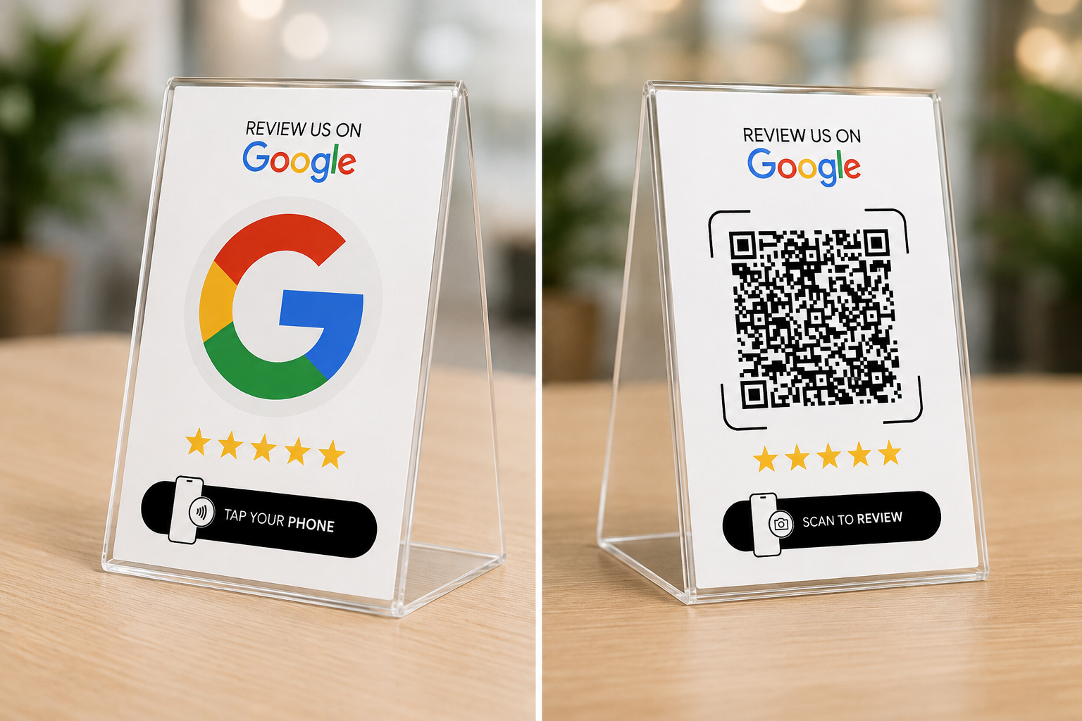 Standee Google Map Review Mẫu 1