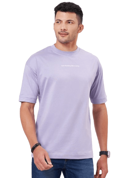 Lavender Printed Full Sleeve Hoodie 3