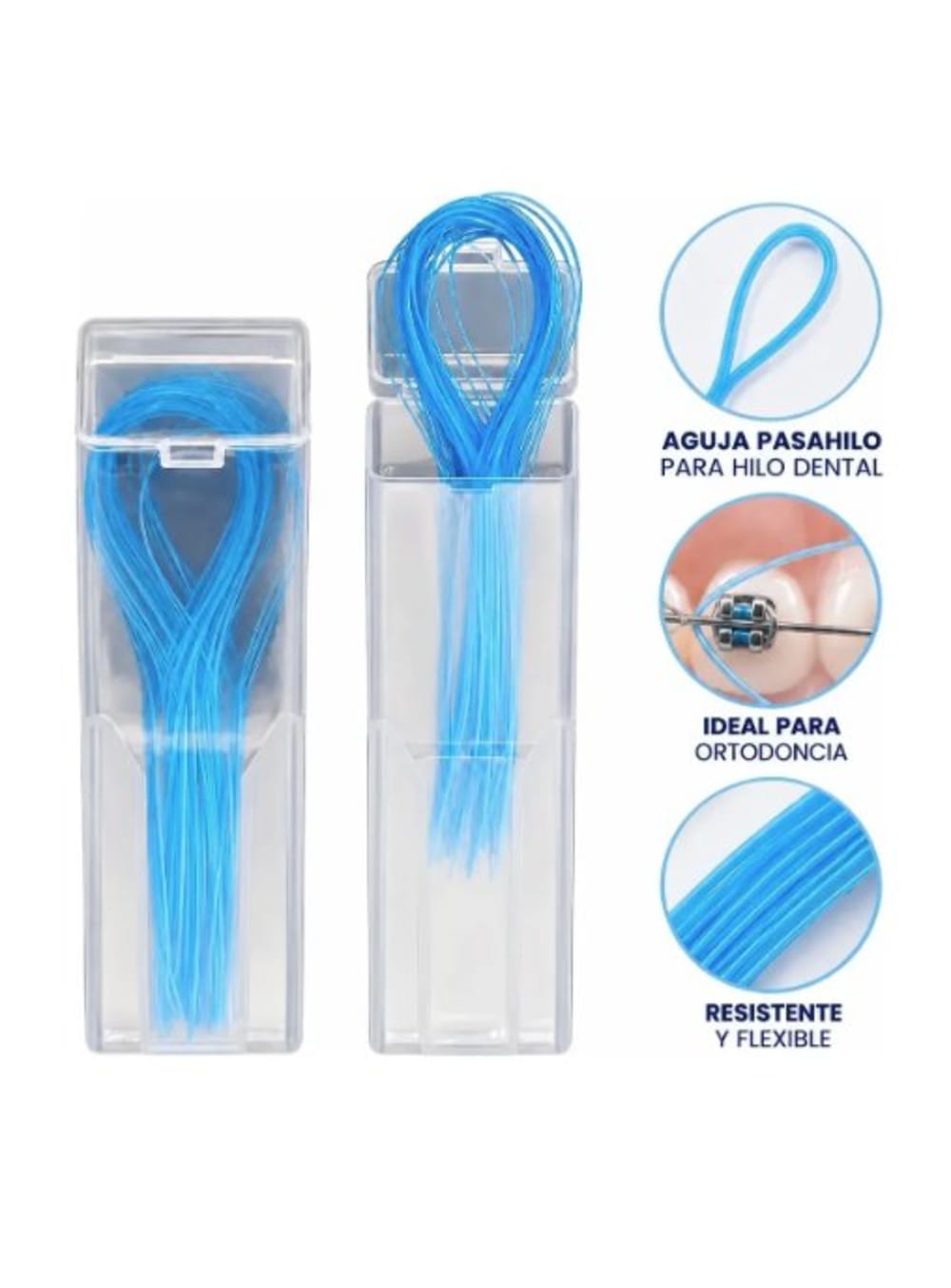 Enhebrador De Hilo Dental Para Ortodoncia