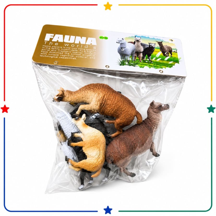 Set De Llamas Y Alpacas