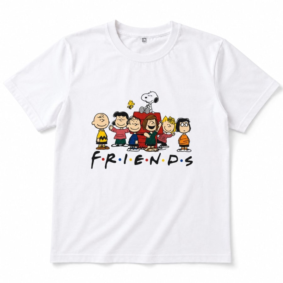 Polo Estampado Snoopy Peanuts Friends Unisex S, M, L, Xl