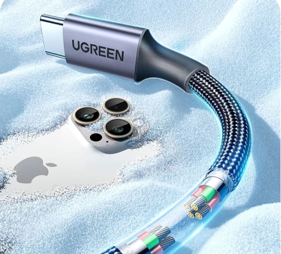 Cable UGREEN C 60w Nylon 1m