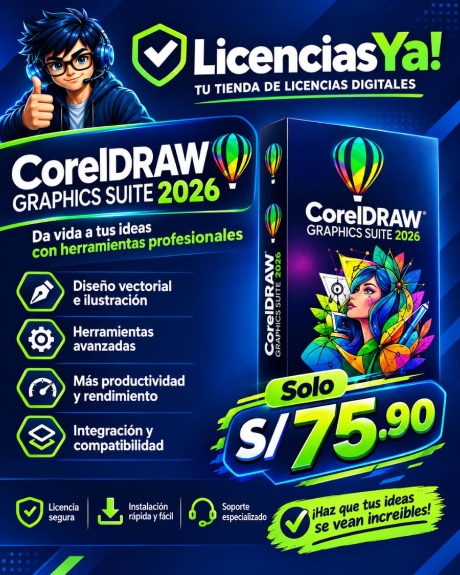 CorelDRAW Graphics Suite 2026 para Windows y Mac | Diseño gráfico, ilustración vectorial y edición profesional